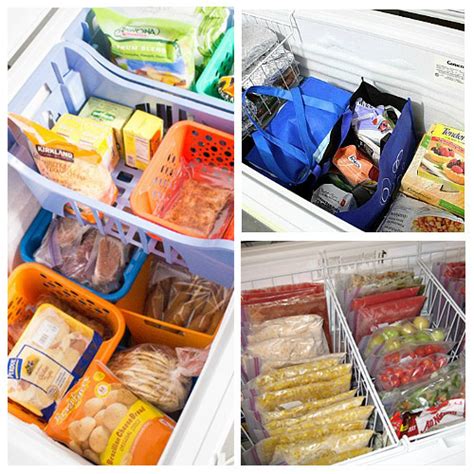 Ideas For Organizing A Chest Freezer Kitchen Organization