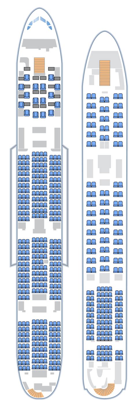 seating chart airbus a380 800
