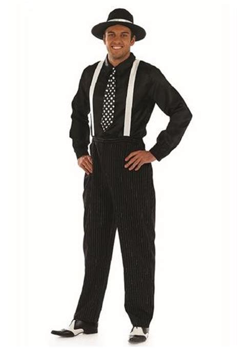 Mr Bojangles Mens 1920s Gangster Fancy Dress 20s Adult Costume Outfit