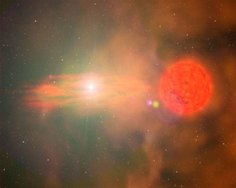 Red Giant Stars Trigger Supernova Explosions Space