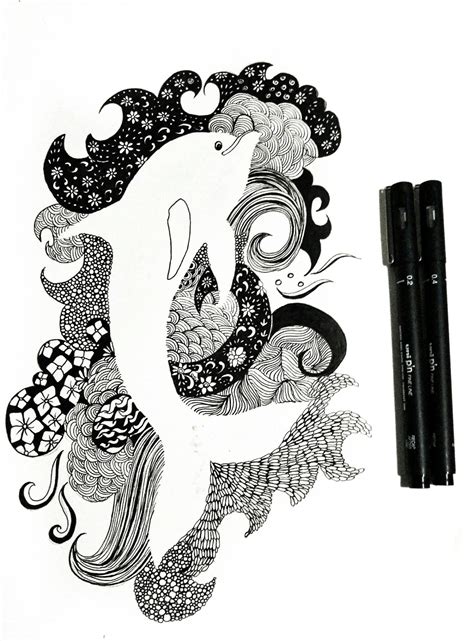 Black Pen Illustrations Art Ideas Drawings And Doodles Pen