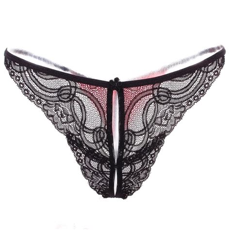Women Sexy Panties Royal Embroidery Elegant Lace Panty T Thong In Women