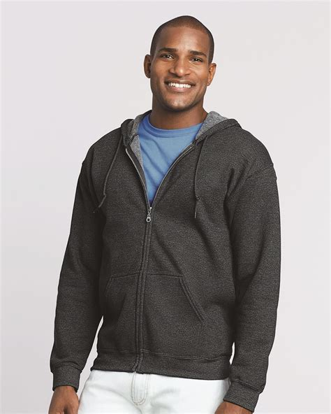 Gildan 18600 Heavy Blend Full Zip Hooded Sweatshirt