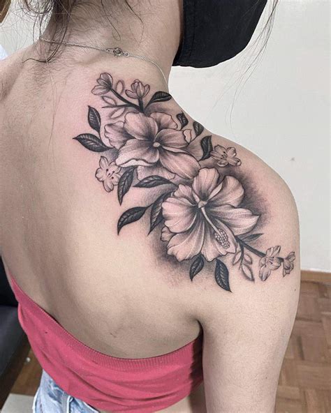 Flower Shoulder Tattoo Ideas Inspiration Guide