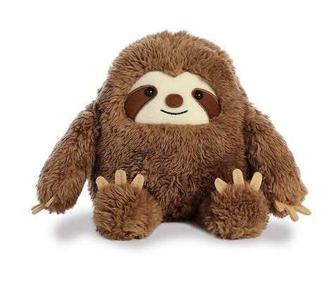 11 Inch Three Toed Sloth Plush Stuffed Animal Sloth Measures