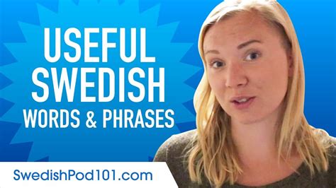Useful Swedish Words And Phrases To Speak Like A Native Youtube