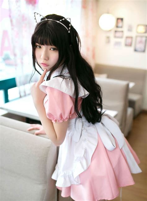 Chubilepouri Maid Cosplay Cute Cosplay Japanese Girl
