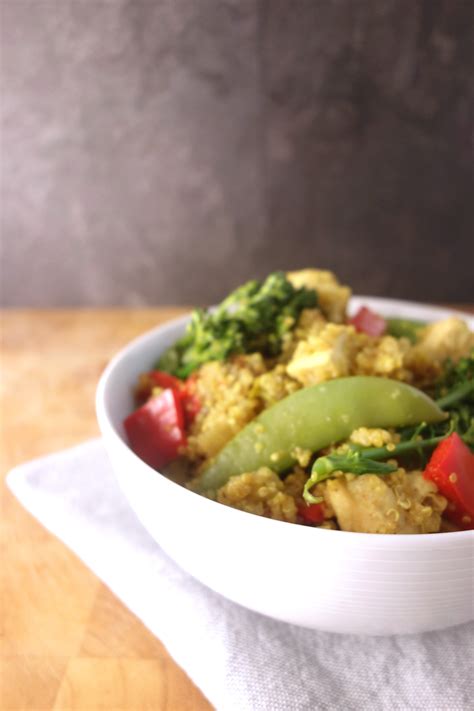 Healthy Chicken Quinoa Curry Recipe