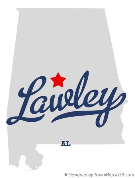 Map Of Lawley Al Alabama