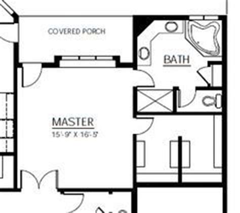 master bedroom floor plan  entrance   bedroom   closet