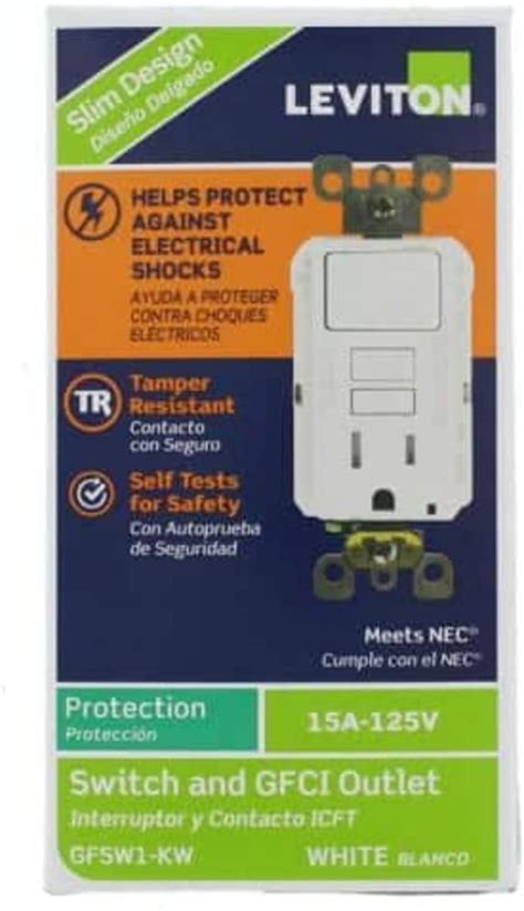 Leviton Gfsw1 Kw Tr Gfciswitch Combo Amazonca Tools And Home Improvement
