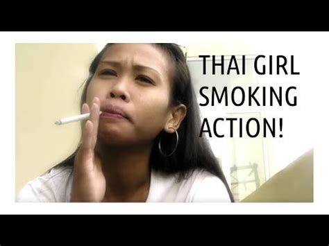 Smoking Fetish Pattaya Thai Bar Girl Smokes On Balcony YouTube