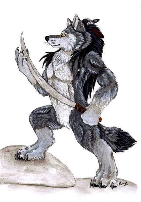 Werewolf With Sword By Vlcek On Deviantart Werewolf Lion Sculpture