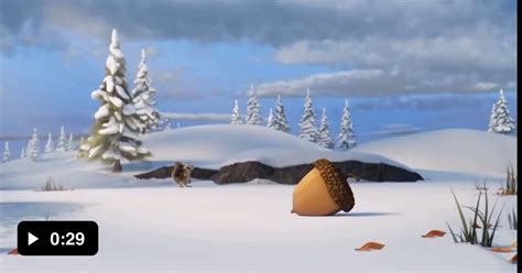 After Years Of Chasing Scrat Finally Gets To Eat His Acorn A
