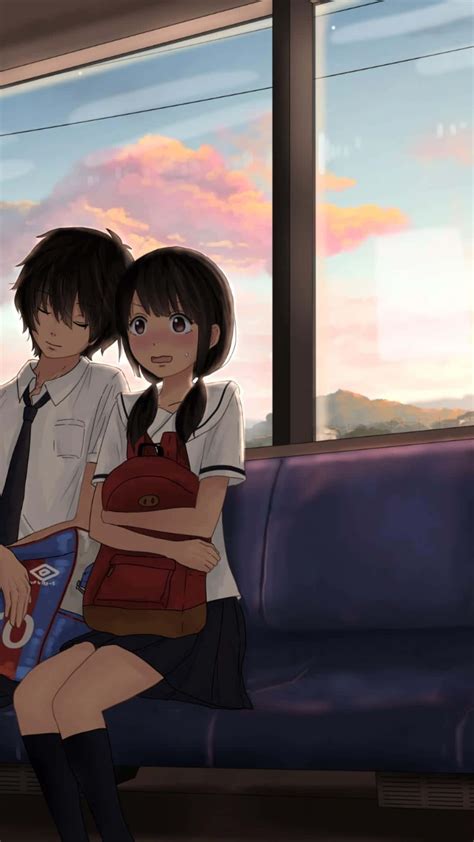 Download Cute Anime Couple 1080 X 1920 Picture