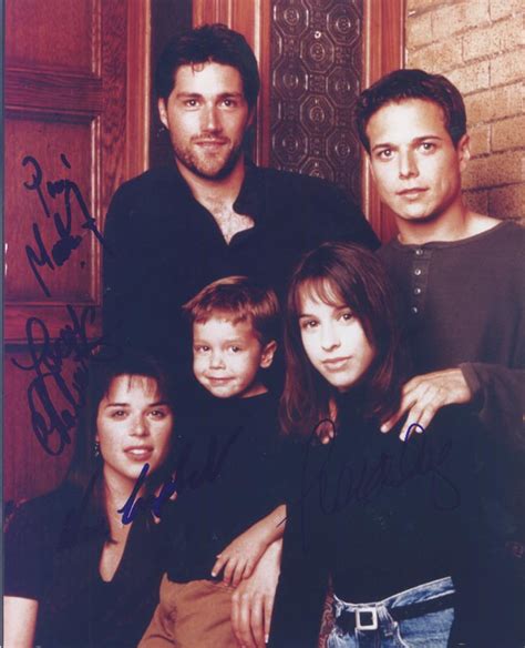 Party Of Five Tv Cast Photograph Signed With Cosigners