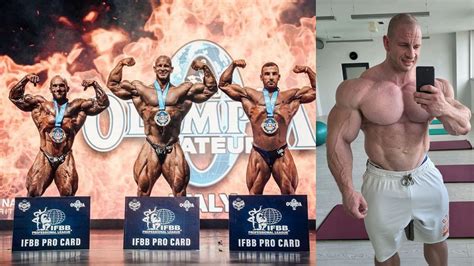 Michal Krizo Wins Ifbb Pro Card At Amateur Olympia Italy