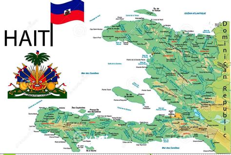 Republic Of Haiti Map