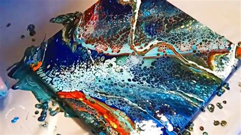 Trippy Acrylic Paint Pour Compilation Oddly Satisfying Art Youtube