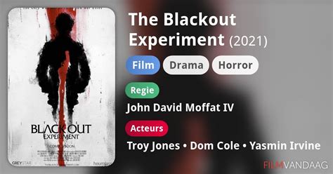 The Blackout Experiment Film 2021 Filmvandaagnl