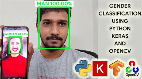 Gender Detection Using Cnn Python Keras Opencv Detect Gender Faces On Real Time Video