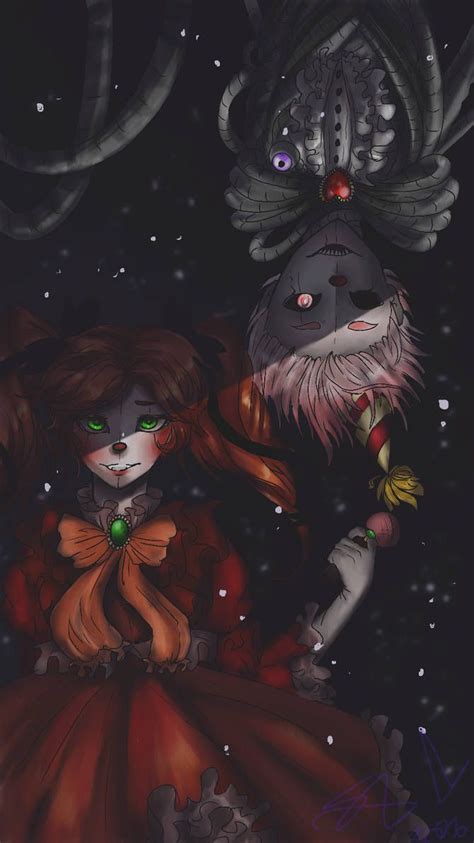 Ennard And Baby By Ggoner Anime Fnaf Fnaf Drawings Fnaf Wallpapers