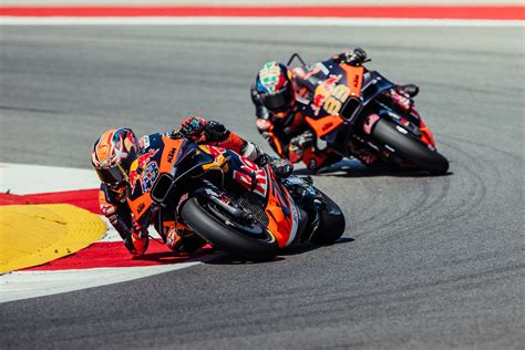 Solid And Strong Red Bull Ktm Roam The Top Motogp Positions At