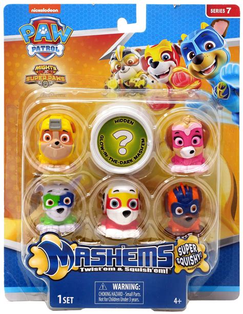 Paw Patrol Mighty Pups Super Paws Mash Ems Series Mini Figure Pack My