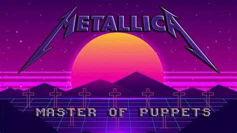 Metallica Master Of Puppets Synthwave Cover Youtube