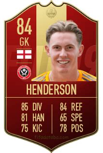 Dean henderson is a goalkeeper from england playing for sheffield united in the england premier league (1). Dean Henderson FIFA 19 Rating, Card, Price