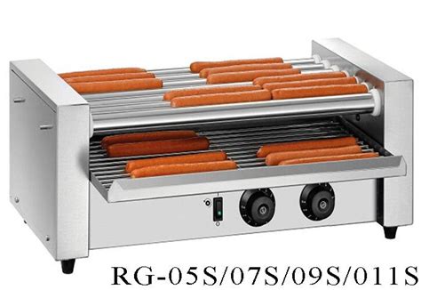 Commercial Hot Dog Grill Machine 5 7 9 11 Rollers Electric Hot