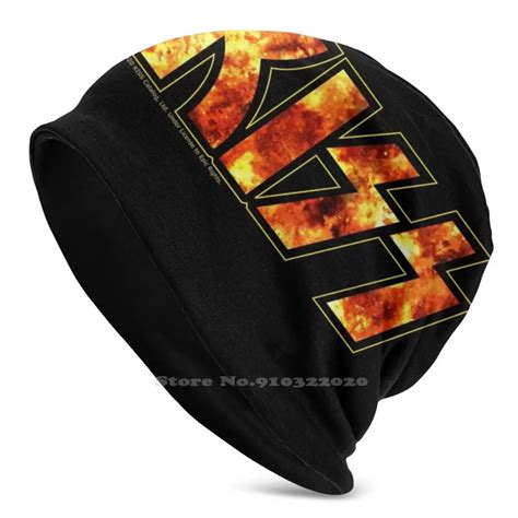 Kiss Band Fire Logo Unisex Cap Windproof Thin Hats For Men Women Child