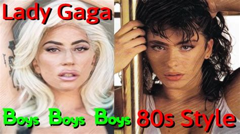 Lady Gaga Boys Boys Boys 80s Version In The Style Of Sabrina Youtube