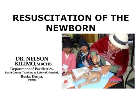 Resuscitation Of The Newborn