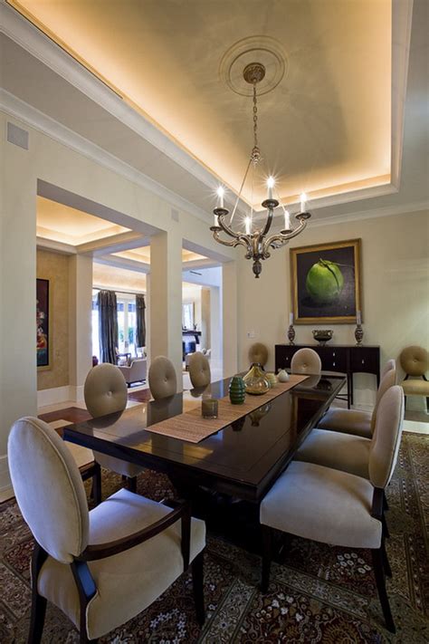 Narrow modern dining room open to kitchen. 40+ Beautiful Modern Dining Room Ideas - Hative