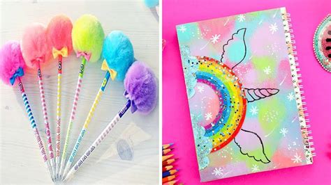 9 Cool Diy Unicorn School Supplies For Back To Schoolyou Can Make In 5