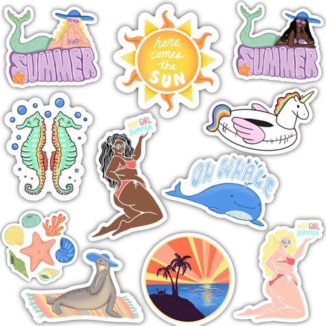 Summer Vibes Sticker 11 Pack Big Moods