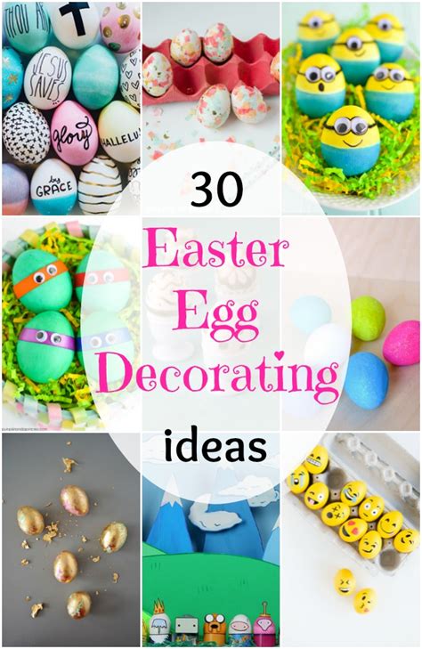 30 Easter Egg Decorating Ideas