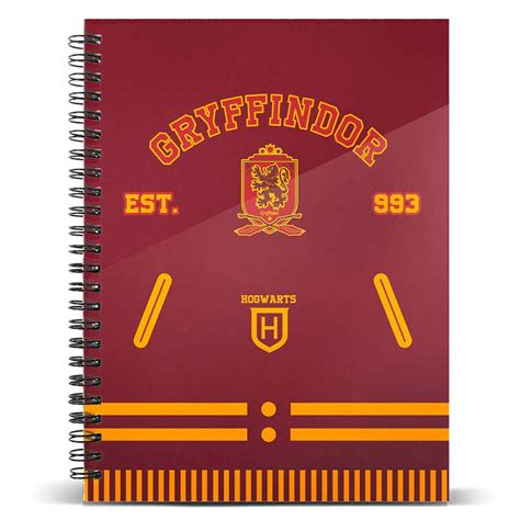 Cuaderno A5 Gryffindor Harry Potter — Nauticamilanonline
