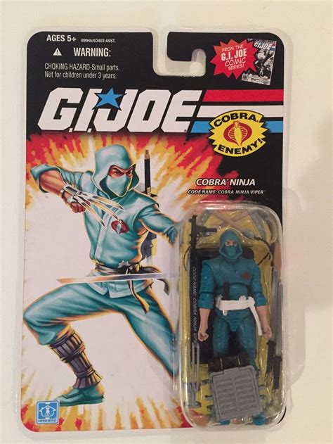 Gi Joe 25th Anniversary Moc Cobra Ninja Viper V2 Hasbro 2008 For Sale