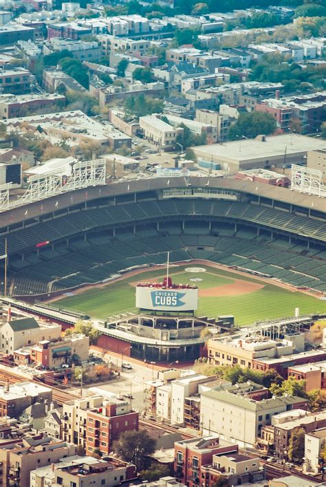 Photo Print Of Wrigley Field Chicago Cubs Wall Art Chicago Etsy