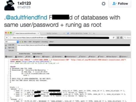 Adult Friend Finder Hack 400 Million User Details Leaked Adelaide Now