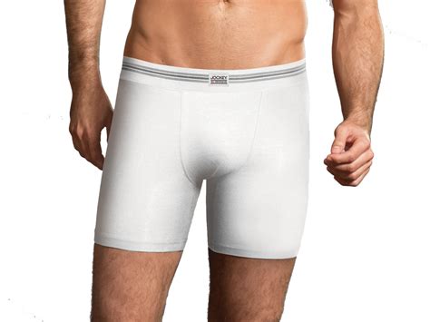 Mens Jockey Usa Originals Cotton Stretch Boxer Long Trunk Underwear 3 Pack Ebay