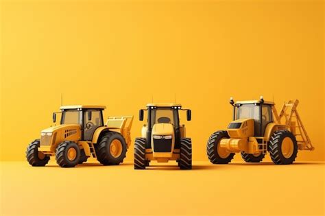 Premium Ai Image Agricultural Machines Tractor Generate Ai