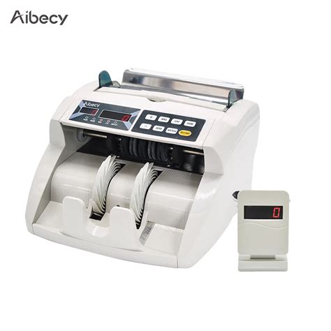 Aibecy Desktop Multi Currency Automatic Cash Banknote Money Bill