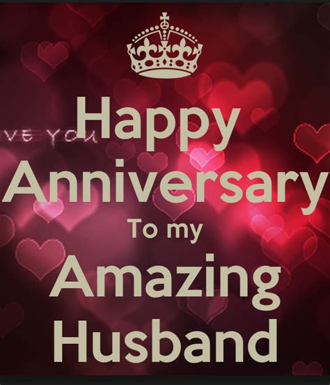 Happy Anniversary To My Amazing Husband Poster Jkjk Keep Calm O Matic