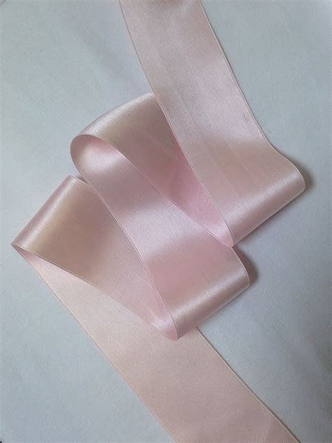 Silk Satin Ribbon Light Pink
