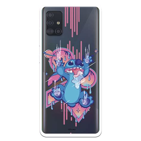 Funda Para Samsung Galaxy A51 Oficial De Disney Stitch Graffiti Lilo And Stitch