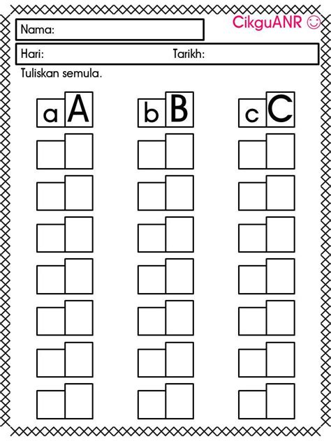 Latihan Abc Prasekolah Mosop