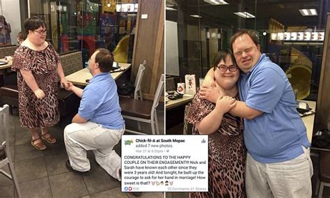 Texas Friends With Downs Syndrome Get Engaged Daily Mail Online
